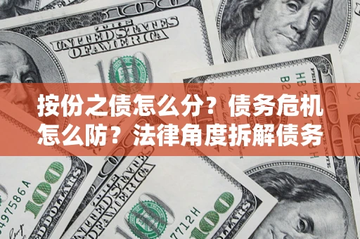 北京按份之债怎么分？债务危机怎么防？法律角度拆解债务分配与风险自保指南