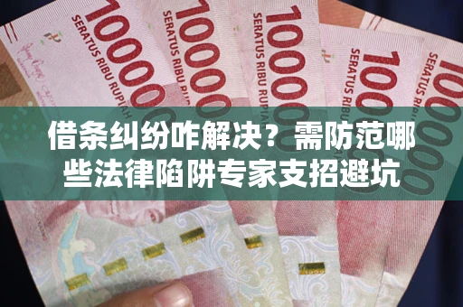 北京借条纠纷咋解决？需防范哪些法律陷阱专家支招避坑