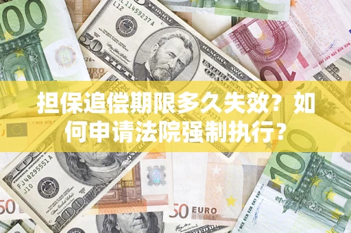 北京担保追偿期限多久失效？如何申请法院强制执行？