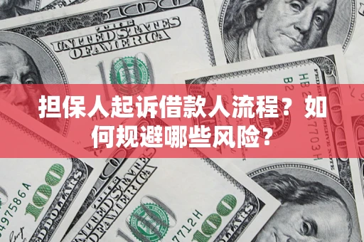 北京担保人起诉借款人流程？如何规避哪些风险？